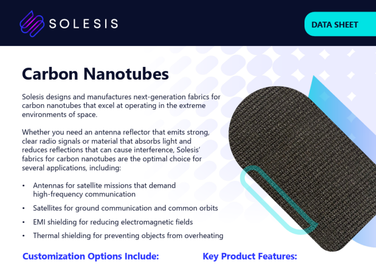 Carbon nanotube material data sheet